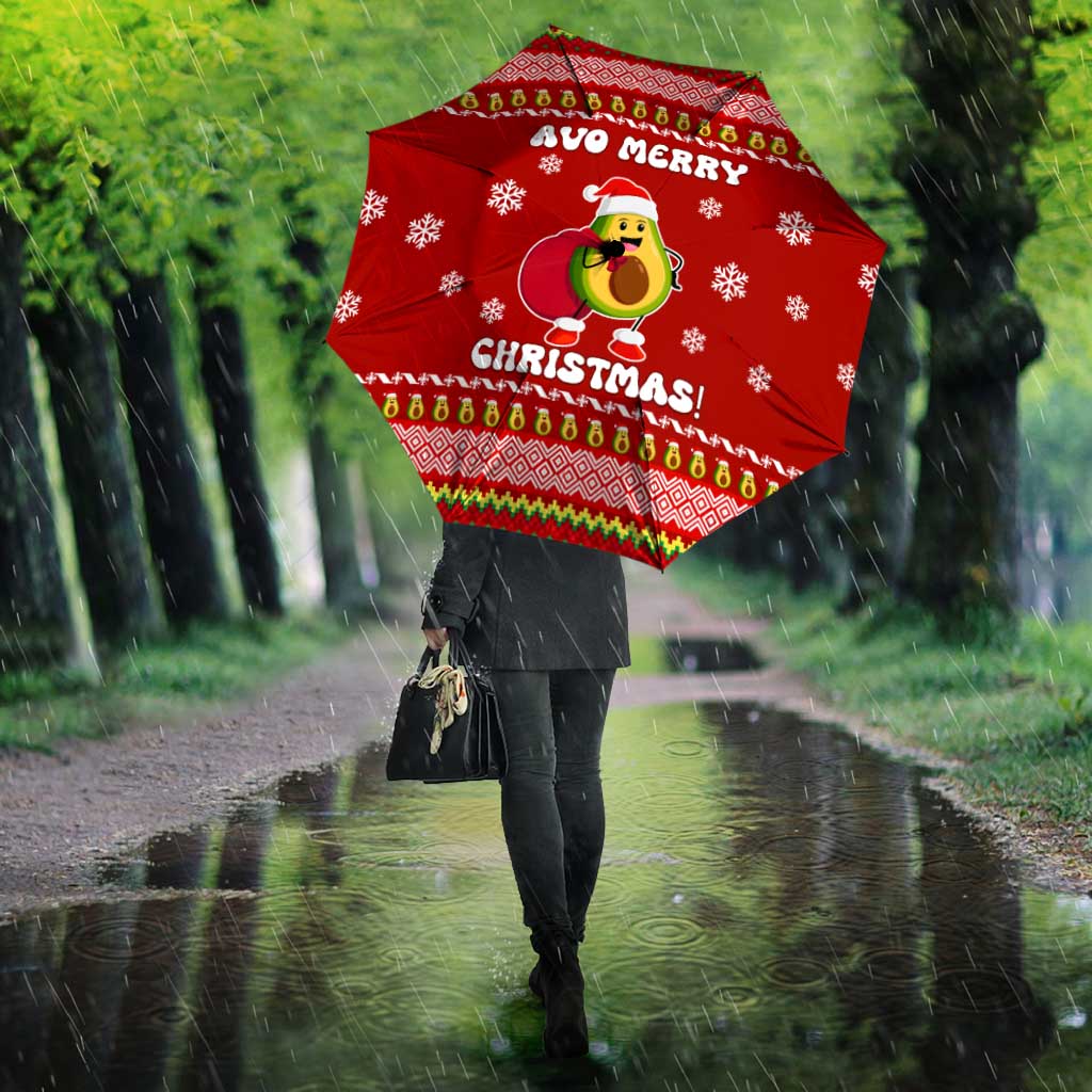 Avo Merry Christmas Umbrella Xmas Holiday Patterns - Wonder Print Shop