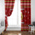 Avo Merry Christmas Window Curtain Xmas Holiday Patterns - Wonder Print Shop