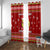 Avo Merry Christmas Window Curtain Xmas Holiday Patterns - Wonder Print Shop