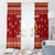 Avo Merry Christmas Window Curtain Xmas Holiday Patterns - Wonder Print Shop