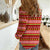 Avo Merry Christmas Women Casual Shirt Xmas Holiday Patterns - Wonder Print Shop