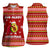 Avo Merry Christmas Women Sleeveless Polo Shirt Xmas Holiday Patterns - Wonder Print Shop
