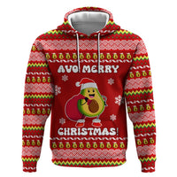 Avo Merry Christmas Zip Hoodie Xmas Holiday Patterns - Wonder Print Shop