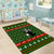 Awesome Firefighter Christmas Area Rug Xmas Holiday Patterns - Wonder Print Shop