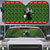 Awesome Firefighter Christmas Auto Sun Shade Xmas Holiday Patterns - Wonder Print Shop