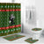 Awesome Firefighter Christmas Bathroom Set Xmas Holiday Patterns - Wonder Print Shop