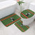 Awesome Firefighter Christmas Bathroom Set Xmas Holiday Patterns - Wonder Print Shop