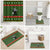 Awesome Firefighter Christmas Bathroom Set Xmas Holiday Patterns - Wonder Print Shop