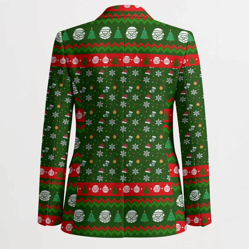 Awesome Firefighter Christmas Blazer Xmas Holiday Patterns - Wonder Print Shop