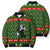 Awesome Firefighter Christmas Bomber Puffer Jacket Xmas Holiday Patterns - Wonder Print Shop
