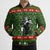 Awesome Firefighter Christmas Bomber Puffer Jacket Xmas Holiday Patterns - Wonder Print Shop