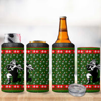 Awesome Firefighter Christmas 4 in 1 Can Cooler Tumbler Xmas Holiday Patterns - Wonder Print Shop