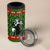 Awesome Firefighter Christmas 4 in 1 Can Cooler Tumbler Xmas Holiday Patterns - Wonder Print Shop