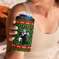 Awesome Firefighter Christmas 4 in 1 Can Cooler Tumbler Xmas Holiday Patterns - Wonder Print Shop