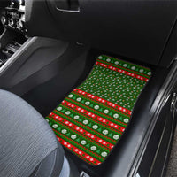 Awesome Firefighter Christmas Car Mats Xmas Holiday Patterns - Wonder Print Shop