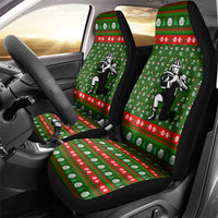 Awesome Firefighter Christmas Car Seat Cover Xmas Holiday Patterns - Wonder Print Shop