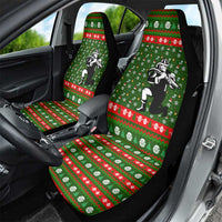 Awesome Firefighter Christmas Car Seat Cover Xmas Holiday Patterns - Wonder Print Shop