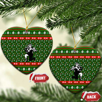 Awesome Firefighter Christmas Ceramic Ornament Xmas Holiday Patterns - Wonder Print Shop