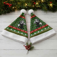 Awesome Firefighter Christmas Santa Hat Xmas Holiday Patterns - Wonder Print Shop