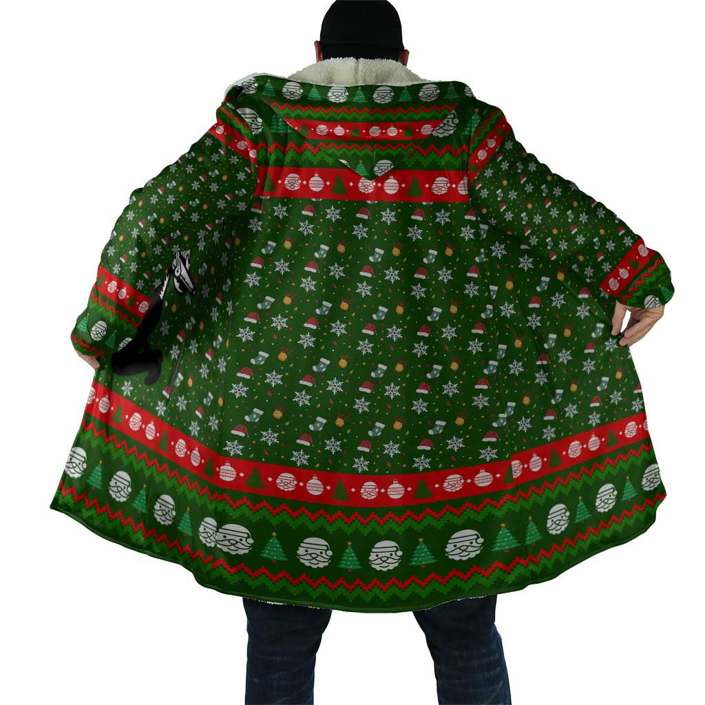 Awesome Firefighter Christmas Cloak Xmas Holiday Patterns - Wonder Print Shop