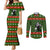 Awesome Firefighter Christmas Couples Matching Mermaid Dress and Long Sleeve Button Shirt Xmas Holiday Patterns - Wonder Print Shop