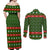 Awesome Firefighter Christmas Couples Matching Off Shoulder Maxi Dress and Long Sleeve Button Shirt Xmas Holiday Patterns - Wonder Print Shop