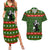 Awesome Firefighter Christmas Couples Matching Summer Maxi Dress and Hawaiian Shirt Xmas Holiday Patterns - Wonder Print Shop