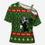Awesome Firefighter Christmas Cross Shoulder Shirt Xmas Holiday Patterns - Wonder Print Shop
