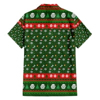 Awesome Firefighter Christmas Family Matching Long Sleeve Bodycon Dress and Hawaiian Shirt Xmas Holiday Patterns - Wonder Print Shop