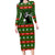 Awesome Firefighter Christmas Family Matching Long Sleeve Bodycon Dress and Hawaiian Shirt Xmas Holiday Patterns - Wonder Print Shop