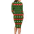 Awesome Firefighter Christmas Family Matching Long Sleeve Bodycon Dress and Hawaiian Shirt Xmas Holiday Patterns - Wonder Print Shop