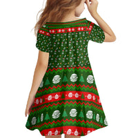 Awesome Firefighter Christmas Family Matching Mermaid Dress and Hawaiian Shirt Xmas Holiday Patterns - Wonder Print Shop