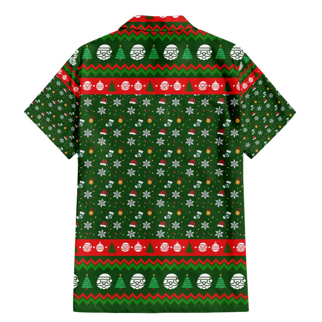 Awesome Firefighter Christmas Family Matching Mermaid Dress and Hawaiian Shirt Xmas Holiday Patterns - Wonder Print Shop