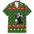 Awesome Firefighter Christmas Family Matching Off The Shoulder Long Sleeve Dress and Hawaiian Shirt Xmas Holiday Patterns - Wonder Print Shop