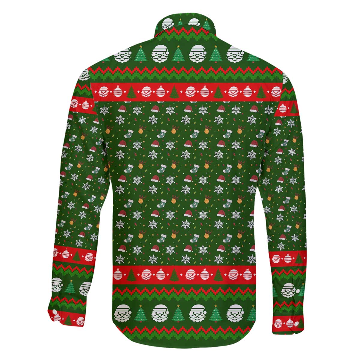 Awesome Firefighter Christmas Family Matching Off The Shoulder Long Sleeve Dress and Hawaiian Shirt Xmas Holiday Patterns - Wonder Print Shop