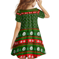 Awesome Firefighter Christmas Family Matching Off Shoulder Short Dress and Hawaiian Shirt Xmas Holiday Patterns - Wonder Print Shop