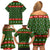 Awesome Firefighter Christmas Family Matching Off Shoulder Short Dress and Hawaiian Shirt Xmas Holiday Patterns - Wonder Print Shop