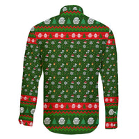 Awesome Firefighter Christmas Family Matching Puletasi and Hawaiian Shirt Xmas Holiday Patterns - Wonder Print Shop