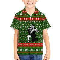 Awesome Firefighter Christmas Family Matching Puletasi and Hawaiian Shirt Xmas Holiday Patterns - Wonder Print Shop