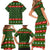 Awesome Firefighter Christmas Family Matching Short Sleeve Bodycon Dress and Hawaiian Shirt Xmas Holiday Patterns - Wonder Print Shop