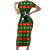 Awesome Firefighter Christmas Family Matching Short Sleeve Bodycon Dress and Hawaiian Shirt Xmas Holiday Patterns - Wonder Print Shop