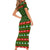 Awesome Firefighter Christmas Family Matching Short Sleeve Bodycon Dress and Hawaiian Shirt Xmas Holiday Patterns - Wonder Print Shop