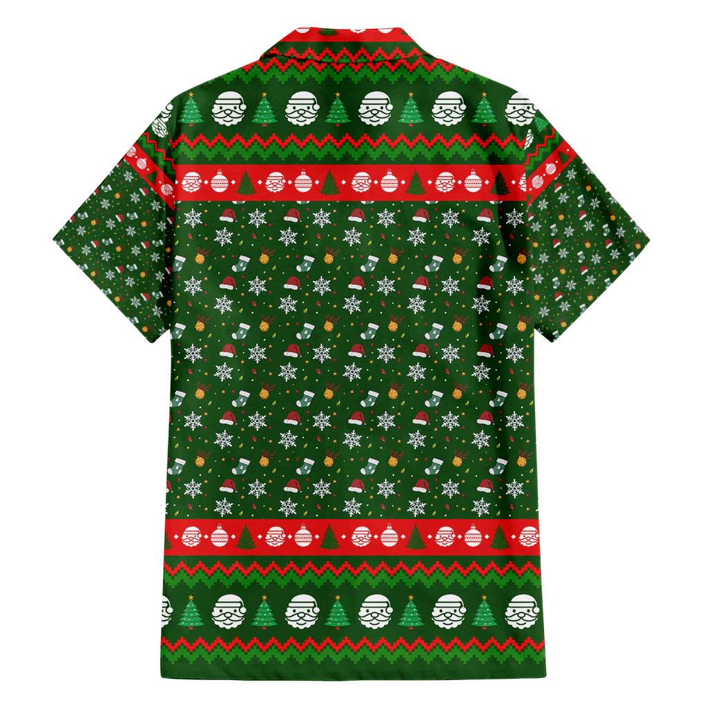 Awesome Firefighter Christmas Family Matching Summer Maxi Dress and Hawaiian Shirt Xmas Holiday Patterns - Wonder Print Shop