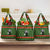 Awesome Firefighter Christmas Grocery Bag Xmas Holiday Patterns - Wonder Print Shop
