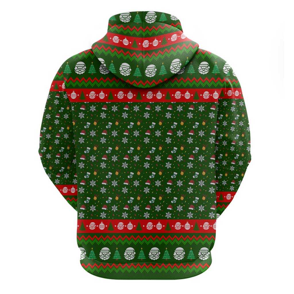 Awesome Firefighter Christmas Hoodie Xmas Holiday Patterns - Wonder Print Shop