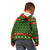 Awesome Firefighter Christmas Kid Hoodie Xmas Holiday Patterns - Wonder Print Shop