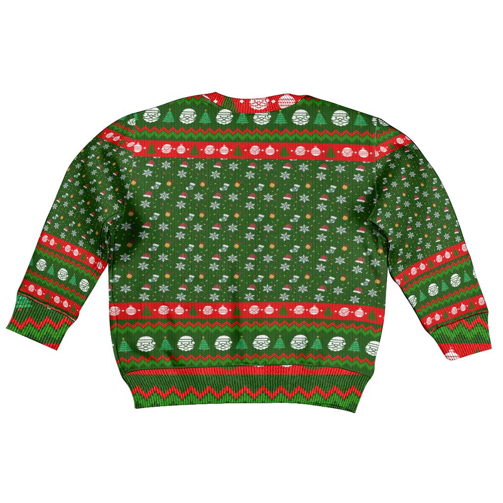 Awesome Firefighter Christmas Kid Ugly Christmas Sweater Xmas Holiday Patterns - Wonder Print Shop