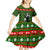 Awesome Firefighter Christmas Kid Short Sleeve Dress Xmas Holiday Patterns - Wonder Print Shop