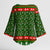 Awesome Firefighter Christmas Kimono Sleeve Blouse Xmas Holiday Patterns - Wonder Print Shop
