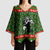 Awesome Firefighter Christmas Kimono Sleeve Blouse Xmas Holiday Patterns - Wonder Print Shop